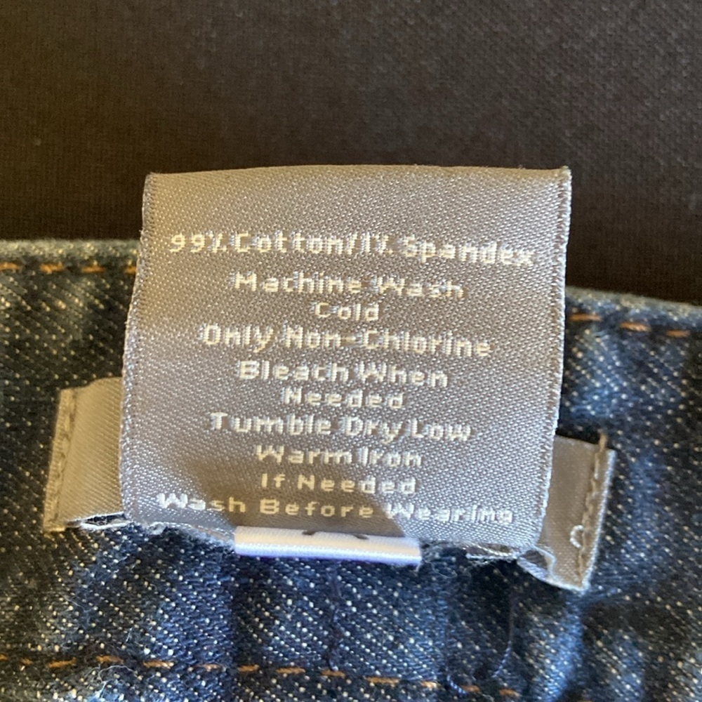 Ann Taylor Size 12P Petite Curvy Fit Dark Blue Jeans - Picture 7 of 8